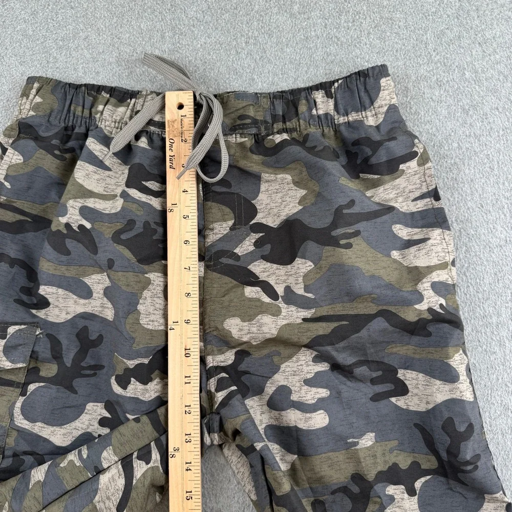 Stillwater Supply Co Board Shorts Mens M Camo Swim Trunks Cargo Pocket Mesh